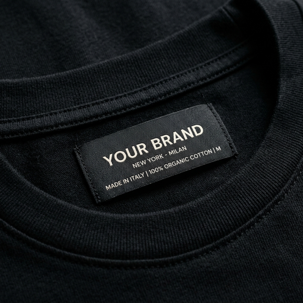 YOUR BRAND Name Tag on Collar